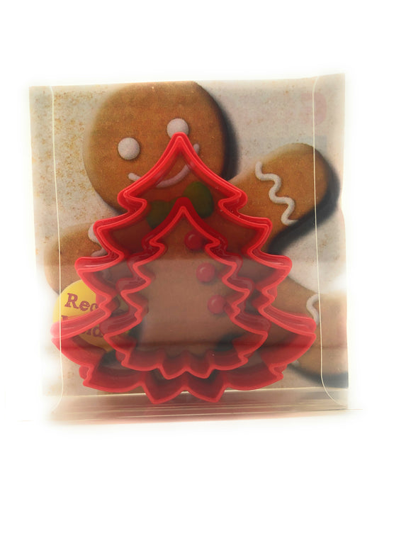 Fir Tree Christmas Tree Cookie Cutter set of 2