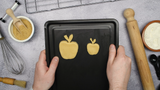 Apple Fruit Cookie Cutter Set of 2