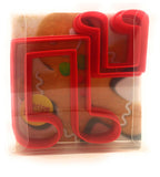 Double Music Notes Cookie Cutter Set of 2