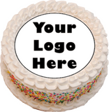 7.5 inch Personalised Photo/Your Logo Edible Fondant Icing Sheet Cake Topper