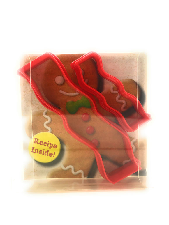 Bacon Rasher Cookie Cutter Set of 2