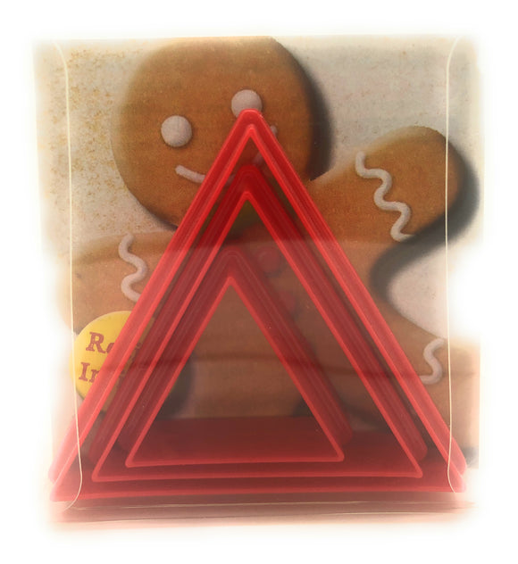 Triangle Cookie cutter set of 3