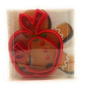 Apple Fruit Cookie Cutter Set of 2
