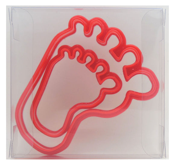 Baby Foot Cookie Cutter Set of 2