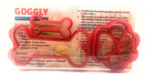 Dog Bone And Dog Paw Cookie Cutter Set of 4, Biscuit, Pastry, Fondant Cutter