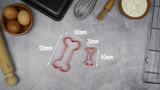 Dog Bone Cookie Cutter Set of 2