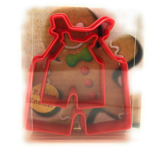 Dungarees Cookie Cutter Set of 2