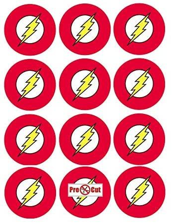 35 x The Flash Cupcake Toppers