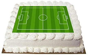 A4 Football Pitch Fondant Icing Sheet Cake Topper Edible Icing…