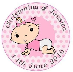 35 x Personalised Occasion Girl Cupcake Topper