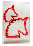 Unicorn Head Cookie Cutter Set of 2