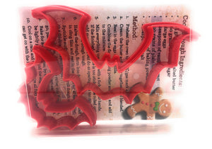 Vampire Bat Cookie Cutter Set of 2